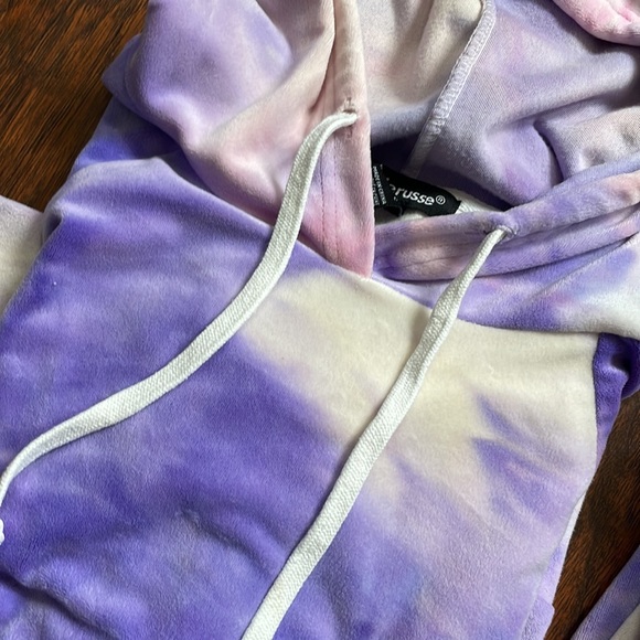 ❤️SOLD❤️ CHARLOTTE RUSSE Tie Dye Hoodie Jogger Set Women’s Size S - Picture 3 of 5